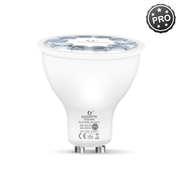 Smart ZigBee LED Gu10 lamp compatible RGBCCT PRO MiBoxer