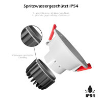 ZigBee PRO ceiling spotlight with RGB color change and CCT control