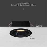 ZigBee PRO ceiling spotlight with RGB color change and CCT control
